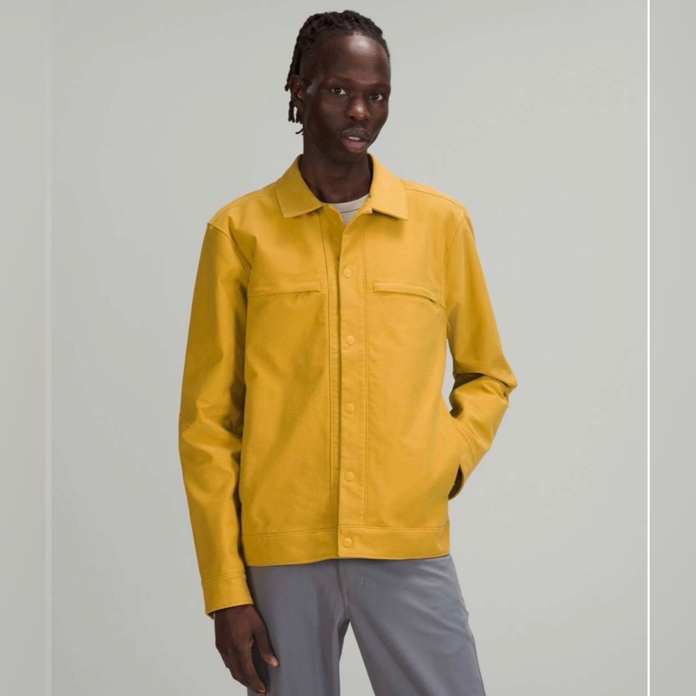 Lululemon City Excursion Jacket Mens Size M Parachute Yellow